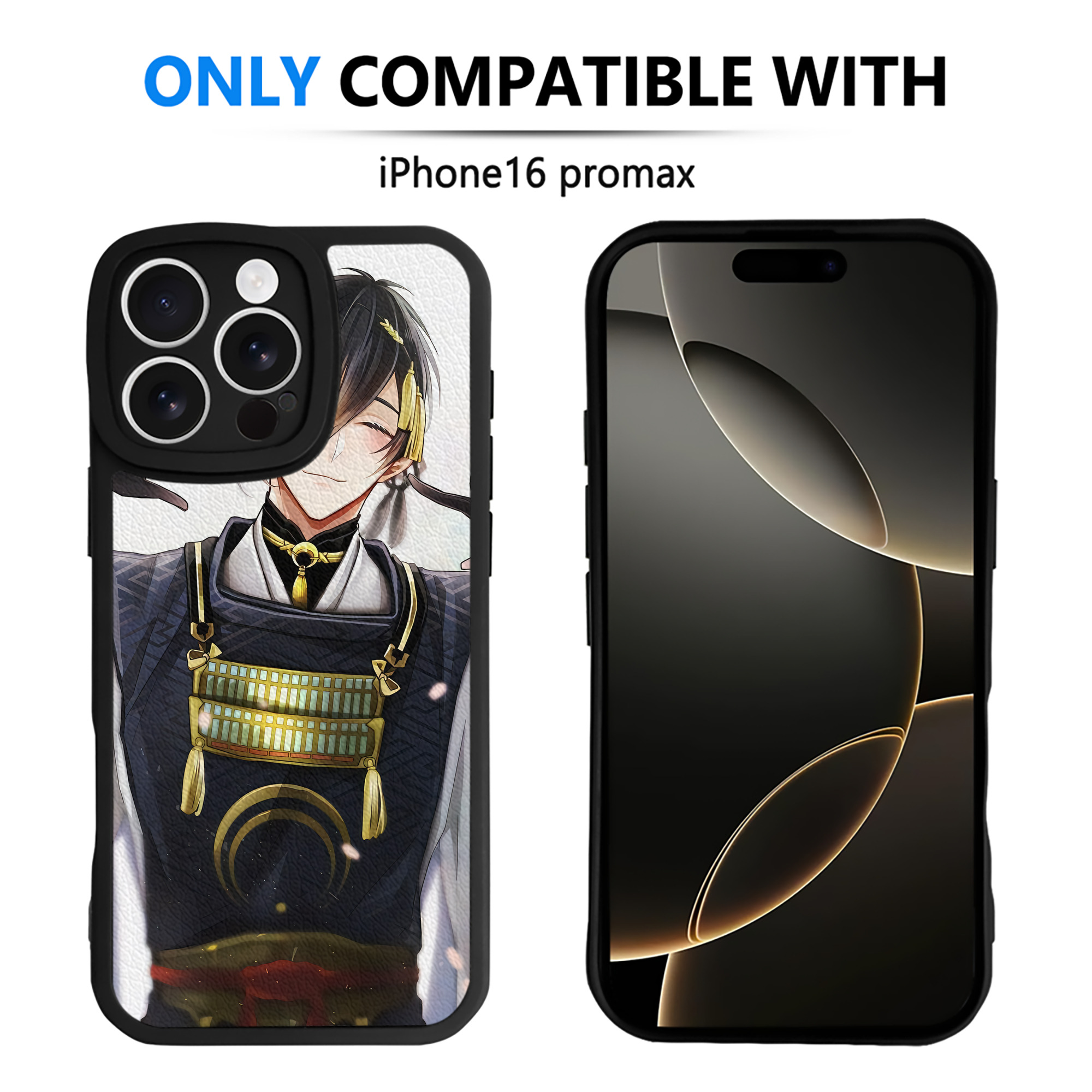（画像用） 刀剣乱舞 Touken Ranbu 【iPhone 16シリーズ対応】シリコンスマホケース（レザー調） 材質：シリコン